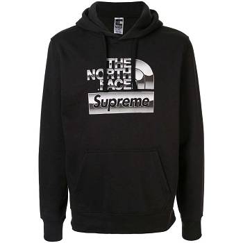 Metal Supreme X The North Face lic Logo Hooded Sweatshirts | Supreme 375NB